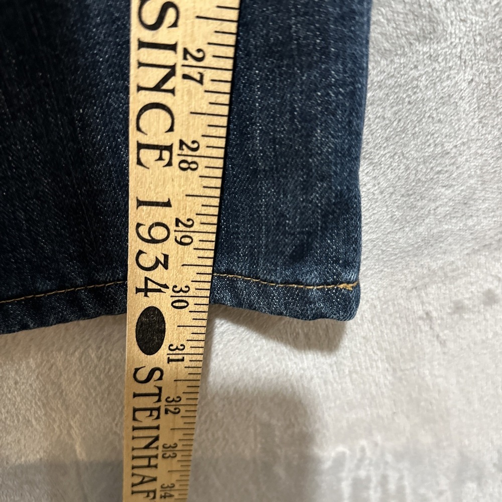 Carhartt Relaxed Fit Men's 42 Blue Jeans Fleece Lined Denim Medium Wash‎ Pockets - Picture 7 of 7
